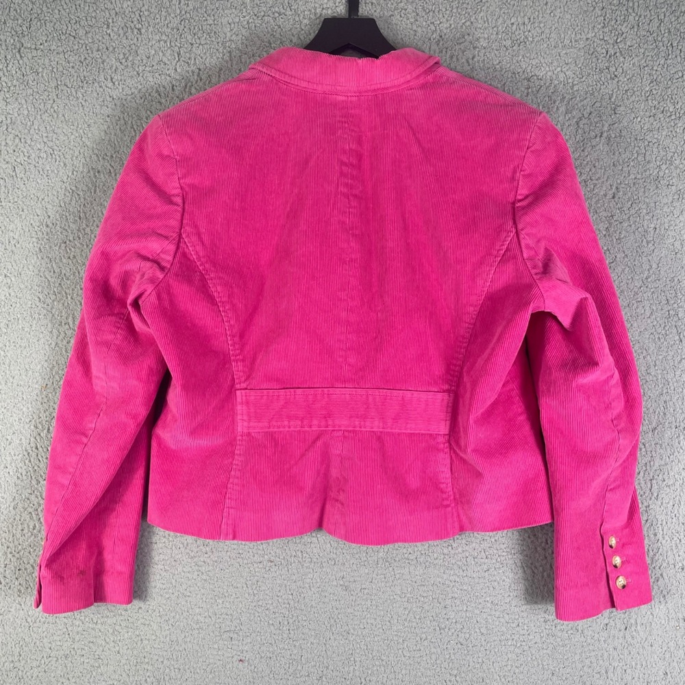 Doncaster Pink Corduroy Blazer Jacket Women's‎ Tailored Career Coat - Picture 7 of 7